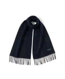 ウール カシミヤ ストライプ マフラー 25FW