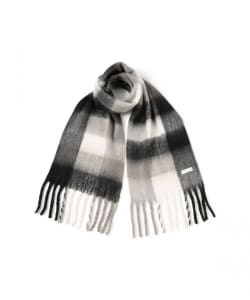 シャギー チェック マフラー