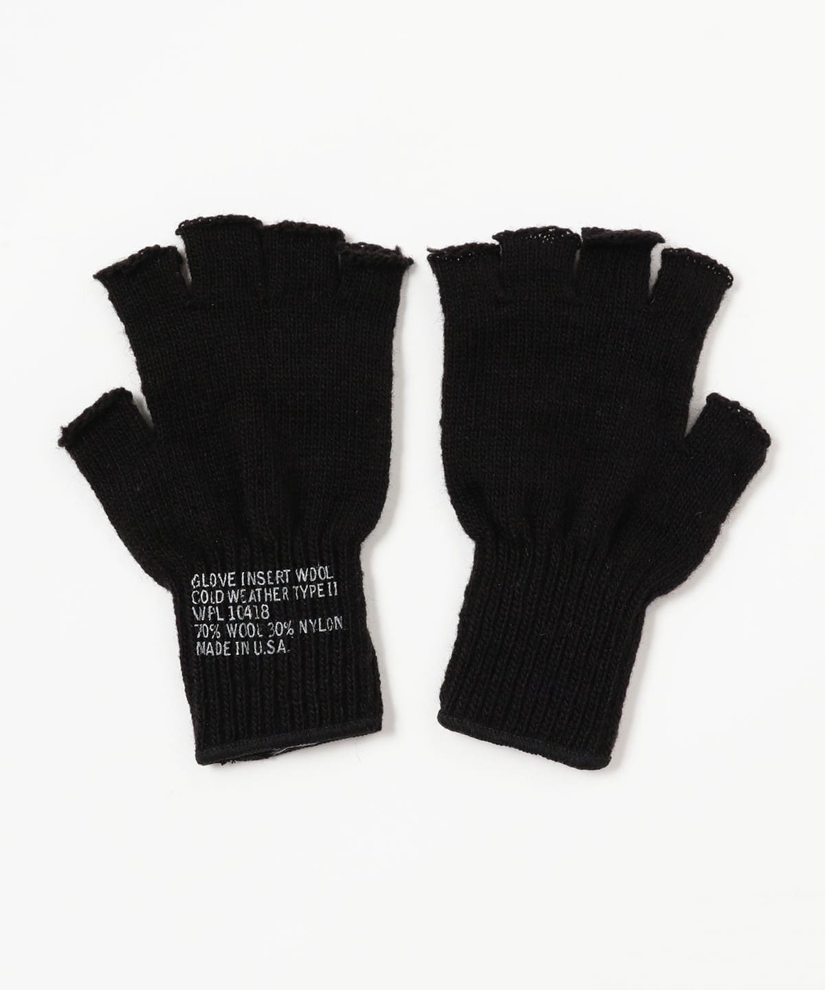 B:MING by BEAMS B:MING by BEAMS MILITARY wool fingerless gloves