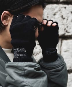 ▲MILITARY / ウール フィンガーレス グローブ
