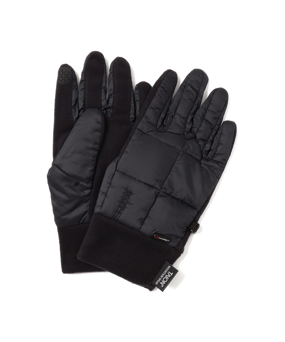 TAION タイオン / マウンテン ライトダウングローブ ファッション雑貨 MEN BLACK FREE TAION タイオン / マウンテン ライトダウングローブ ファッション雑貨 MEN BLACK FREE