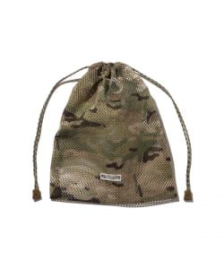 ▲WILDERNESS EXPERIENCE ｘ B:MING by BEAMS / 別注 カモフラージュ 巾着バッグ