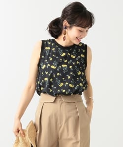 【洗える】B:MING by BEAMS / 総柄プリント ブラウス 18SS