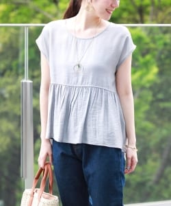 B:MING by BEAMS / サーキュラー ペプラムブラウス 18SS