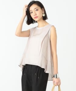 B:MING by BEAMS / サーキュラー ノースリーブブラウス 18SS