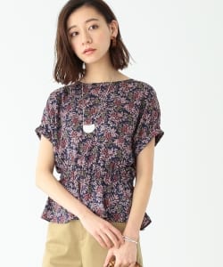 【洗える】B:MING by BEAMS / フィブリルサテン ブラウス 19SS