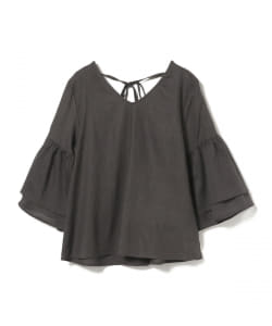 B:MING by BEAMS / リネン混 袖フレアブラウス  20