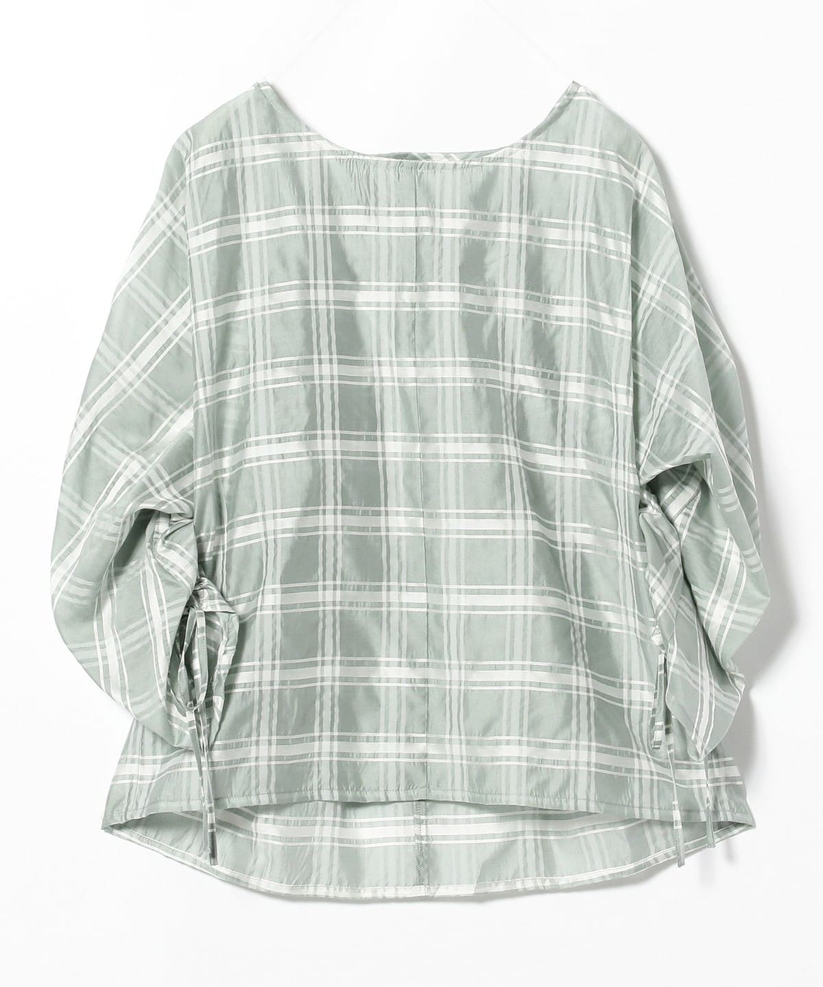 バックギャザー ブラウス シャツ・ブラウス WOMEN MINT S バックギャザー ブラウス シャツ・ブラウス WOMEN MINT S