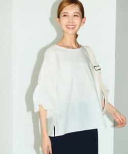 ▲B:MING by BEAMS /  袖 シャーリング ブラウス