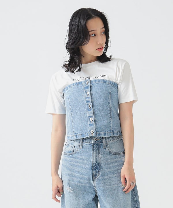 B:MING by BEAMS B:MING by BEAMS / 女裝丹寧背心（襯衫・罩衫