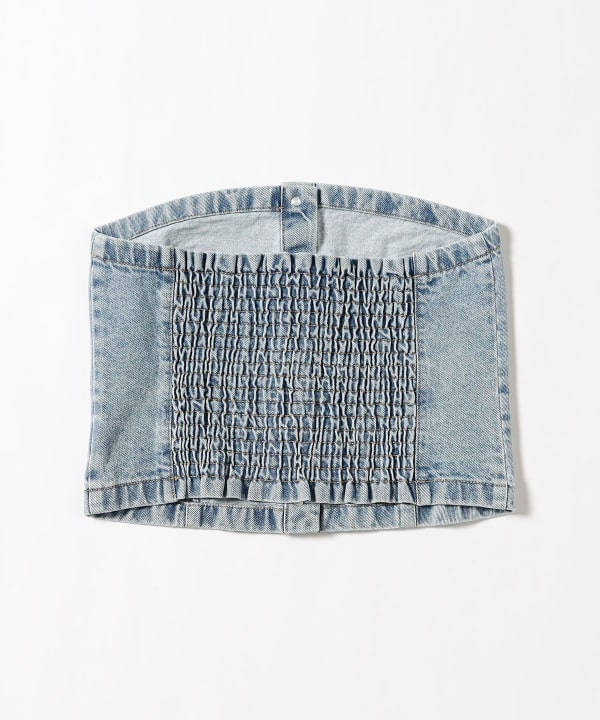 B:MING by BEAMS（ビーミング by ビームス）デニム ビスチェ（S