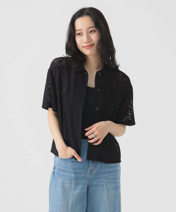 B:MING by BEAMS（ビーミング by ビームス）半袖 レース シャツ