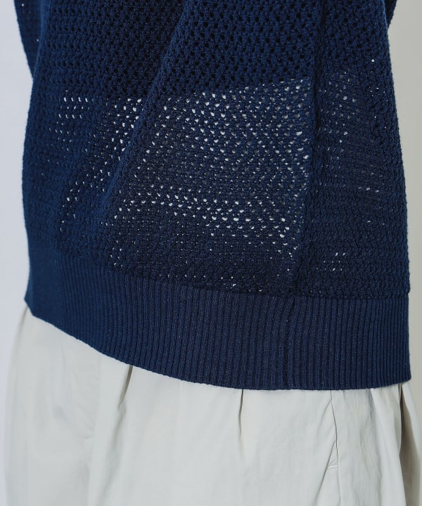 knit polo shirt