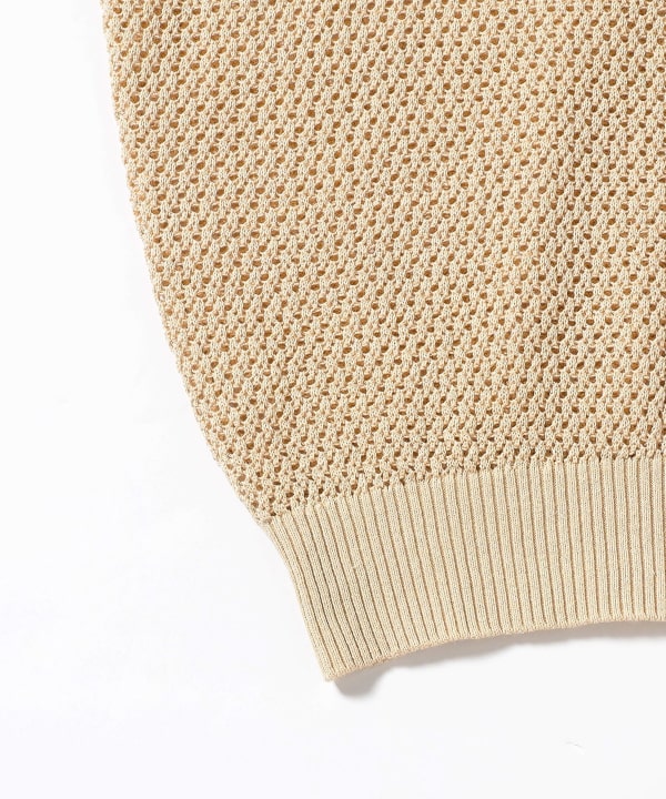 knit polo shirt