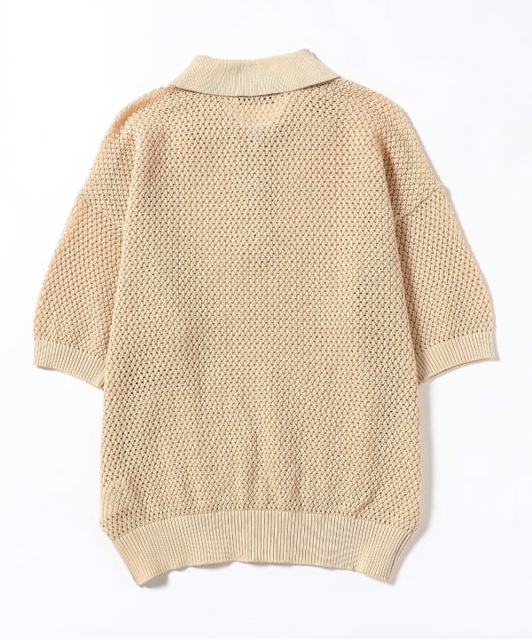 knit polo shirt