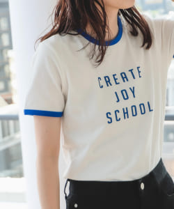 ▲B:MING by BEAMS / リンガー プリント Tシャツ