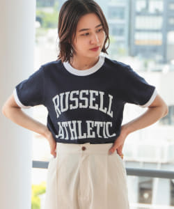 ▲RUSSELL ATHLETIC × B:MING by BEAMS / 別注 リンガーTシャツ