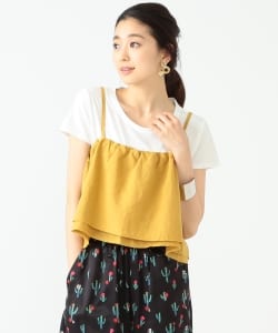 【洗える】B:MING by BEAMS / ブラレット付き Tシャツ