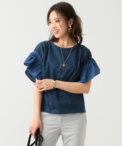 B:MING by BEAMS / 布帛ギャザー袖 Tシャツ