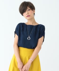 B:MING by BEAMS / ストライプジャガードコンビ プルオーバー 18AW-P