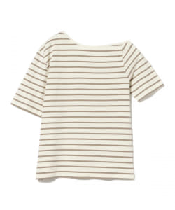 B:MING by BEAMS / アシメネック ボーダーTシャツ
