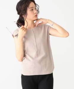 B:MING by BEAMS / ハニカムワッフル ヘンリーネック