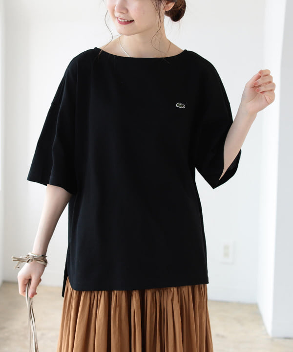 B Ming By Beams ビーミング By ビームス アウトレット Lacoste B Ming By Beams 別注 ラウンドヘム Tシャツ Tシャツ カットソー Tシャツ 通販 Beams