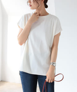 B:MING by BEAMS / 女裝 前短後長 法式袖 T恤