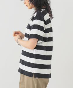 B:MING by BEAMS / ワイドボーダー ハーフスリーブ Tシャツ