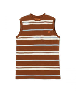 UNIVERSAL OVERALL / レトロボーダー ノースリーブ Tシャツ