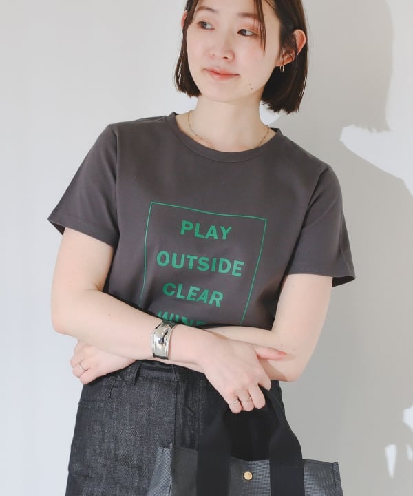 室外 スペイン人デザイナーSusanaのTシャツ（バイレ2人）カーキ - 通販