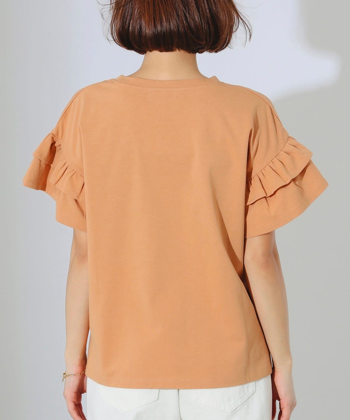 B:MING by BEAMS(ビーミング by ビームス)袖 フリル Tシャツ B:MING by BEAMS(ビーミング by ビームス)袖 フリル Tシャツ