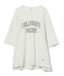 ▲Collegiate Pacific × B:MING by BEAMS / 別注 フットボール Tシャツ
