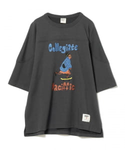 ▲Collegiate Pacific × B:MING by BEAMS / 別注 フットボール Tシャツ