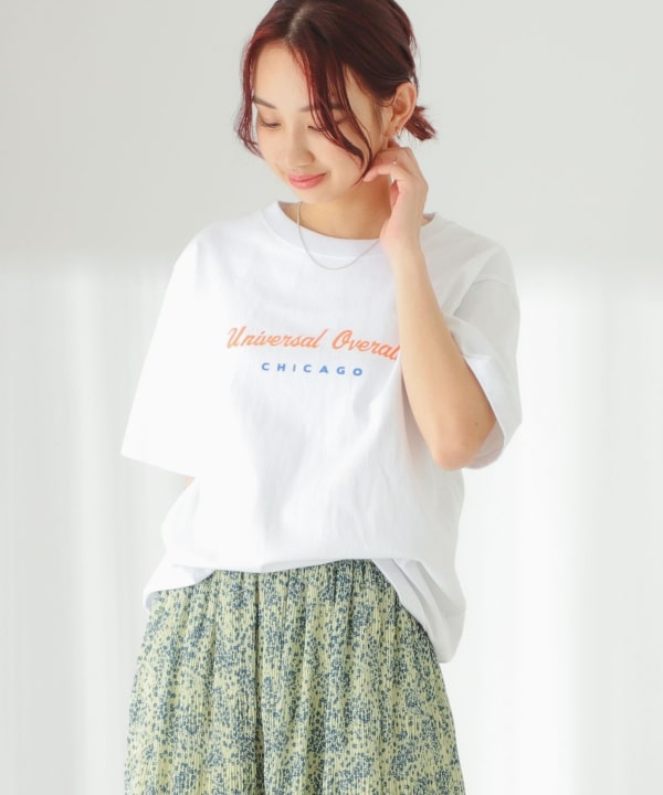 レイビームス Tシャツ 白 半袖 Vネック 綿 シンプル S - Tシャツ