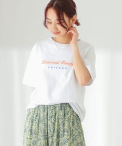 ▲ UNIVERSAL OVERALL / CURSIVE ロゴTシャツ