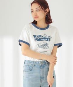 SOMETHING / ヴィンテージ リンガーTシャツ