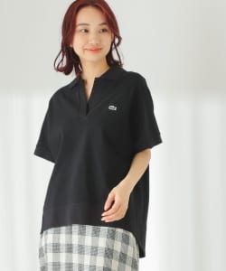 ▲LACOSTE / Vネック ポロ カットソー