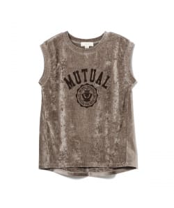 ▲ B:MING by BEAMS / ベロア フロッキープリント Tシャツ