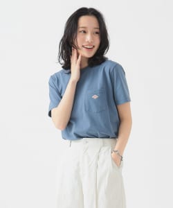 DANTON / SHORT SLEEVE POCKET T-SHIRT PLAIN（S～M）