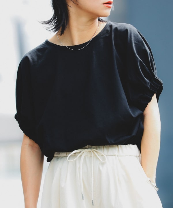 てこ♢美品♢ビアズリー後ろプリーツカットソー　　すそプリーツプルオーバー 後ろプリーツカットソー | BEARDSLEY(ビアズリー)レディース