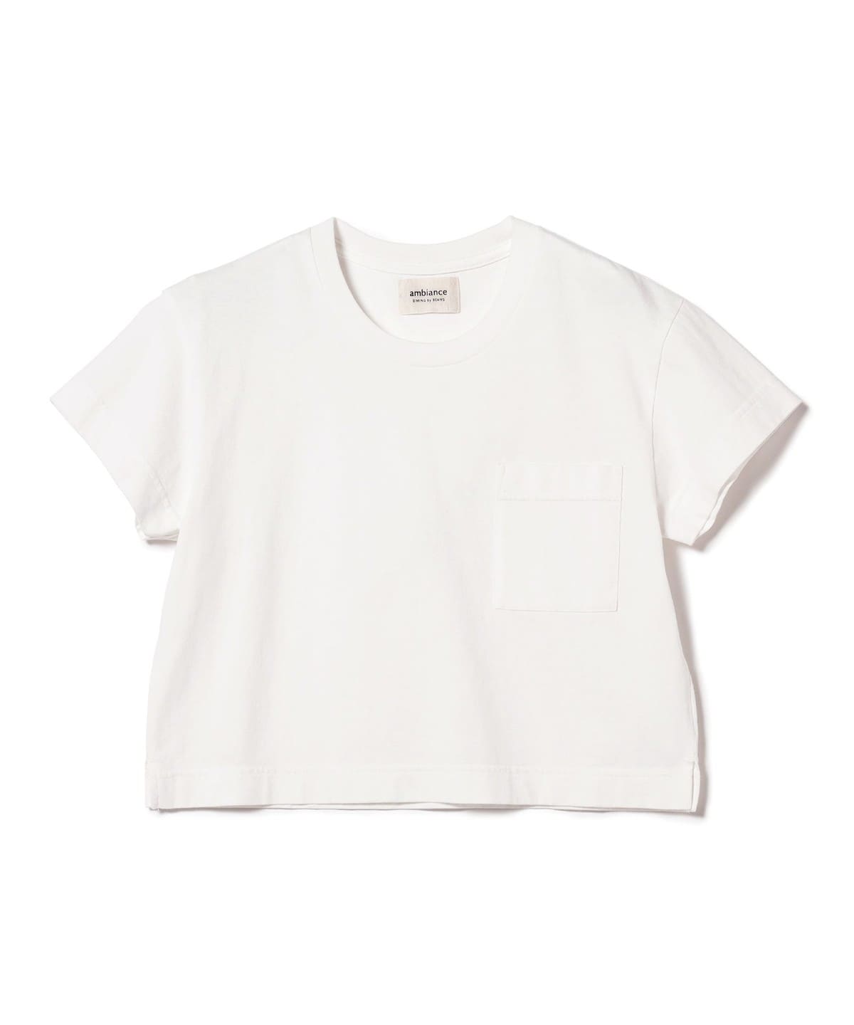 ambiance / ポケット Tシャツ Tシャツ・カットソー WOMEN WHITE ONE SIZE ambiance / ポケット Tシャツ Tシャツ・カットソー WOMEN WHITE ONE SIZE