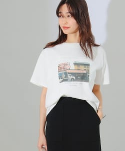 B:MING by BEAMS / 女裝 旅行 照片 印花 T恤