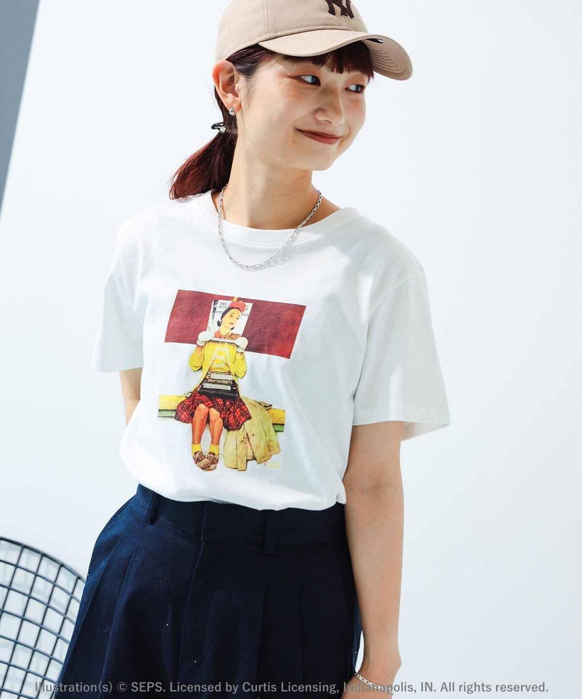 The Saturday Evening Post Tシャツ Tシャツ・カットソー WOMEN Cover Girl ONE SIZE The Saturday Evening Post Tシャツ Tシャツ・カットソー WOMEN Cover Girl ONE SIZE
