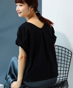 ▲袖タック 2WAY プルオーバー Tシャツ