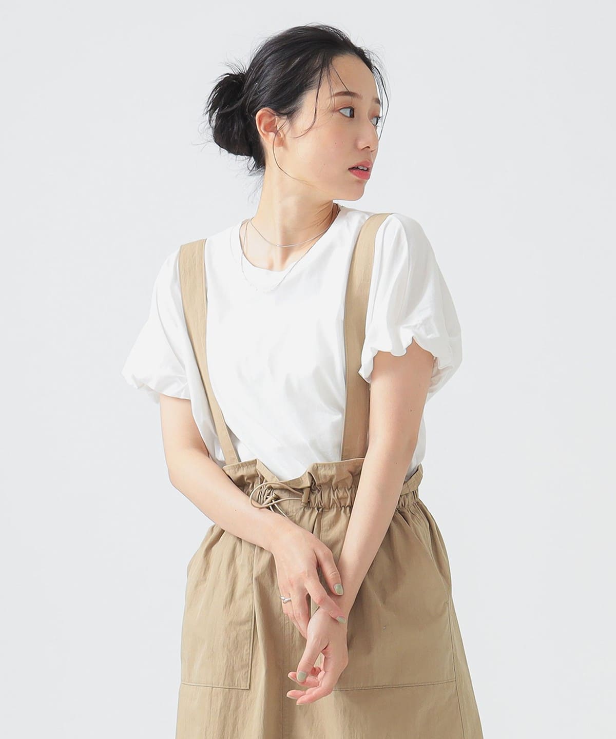 袖 ピンチ プルオーバー 25SS Tシャツ・カットソー WOMEN OFF WHITE ONE SIZE 袖 ピンチ プルオーバー 25SS Tシャツ・カットソー WOMEN OFF WHITE ONE SIZE