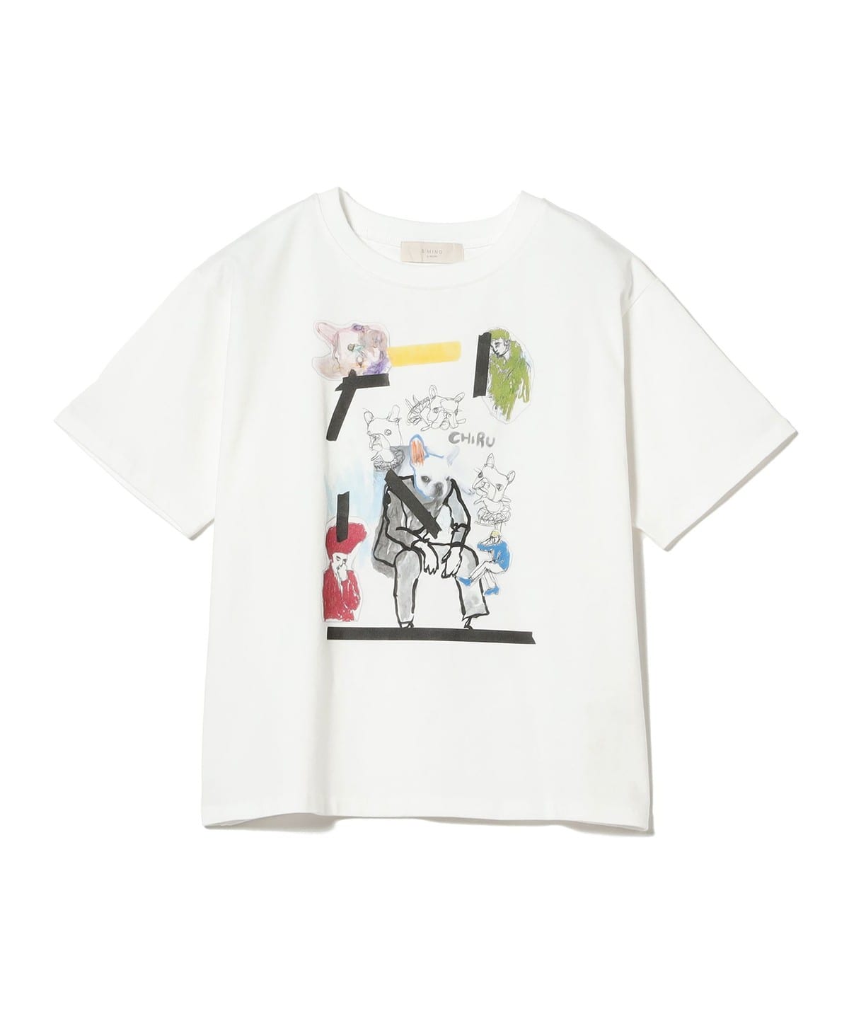 北村直登 プリントTシャツ Tシャツ・カットソー WOMEN OFF(DOG) ONE SIZE 北村直登 プリントTシャツ Tシャツ・カットソー WOMEN OFF(DOG) ONE SIZE