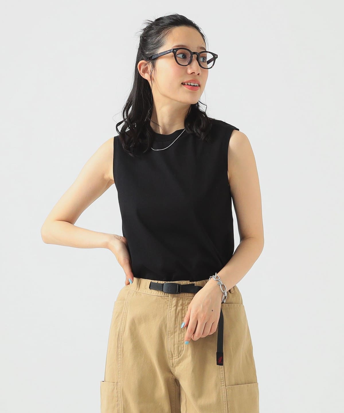 【会員限定 10%OFF 対象品】【抗菌防臭】ノースリーブ プルオーバー Tシャツ・カットソー WOMEN BLACK ONE SIZE 【会員限定 10%OFF 対象品】【抗菌防臭】ノースリーブ プルオーバー Tシャツ・カットソー WOMEN BLACK ONE SIZE