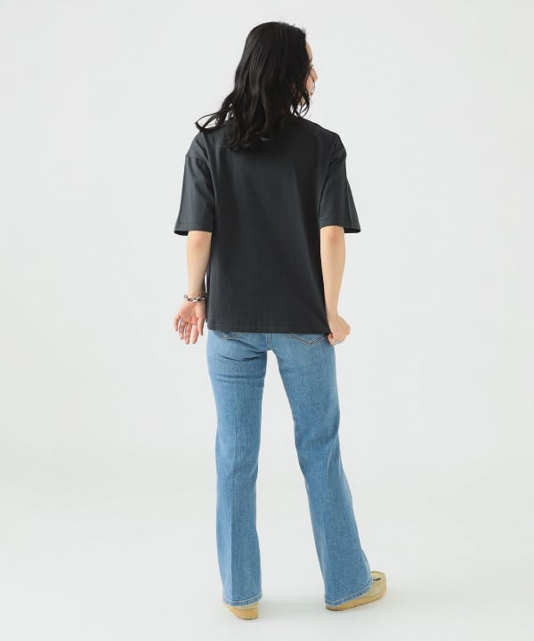 値下げ！　【美品】ロゴ入り半袖Tシャツ　刺繍Tシャツ　beams ビームス BEAMS HEART tシャツ ロゴ 刺繍 Tシャツ レディース : ZOZOTOWN