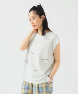 ロゴ ノースリーブ プルオーバー